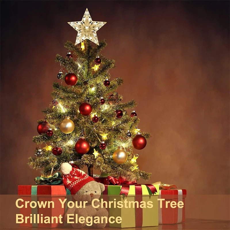 18cm LED Christmas Tree Topper Star