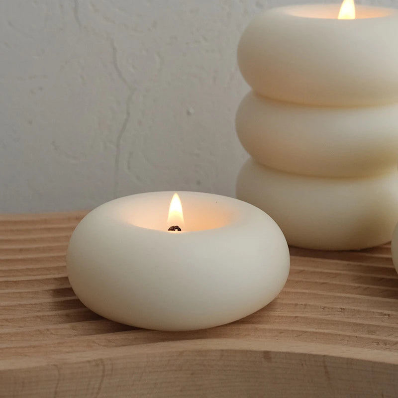 Donut-Shaped Aromatherapy Candle