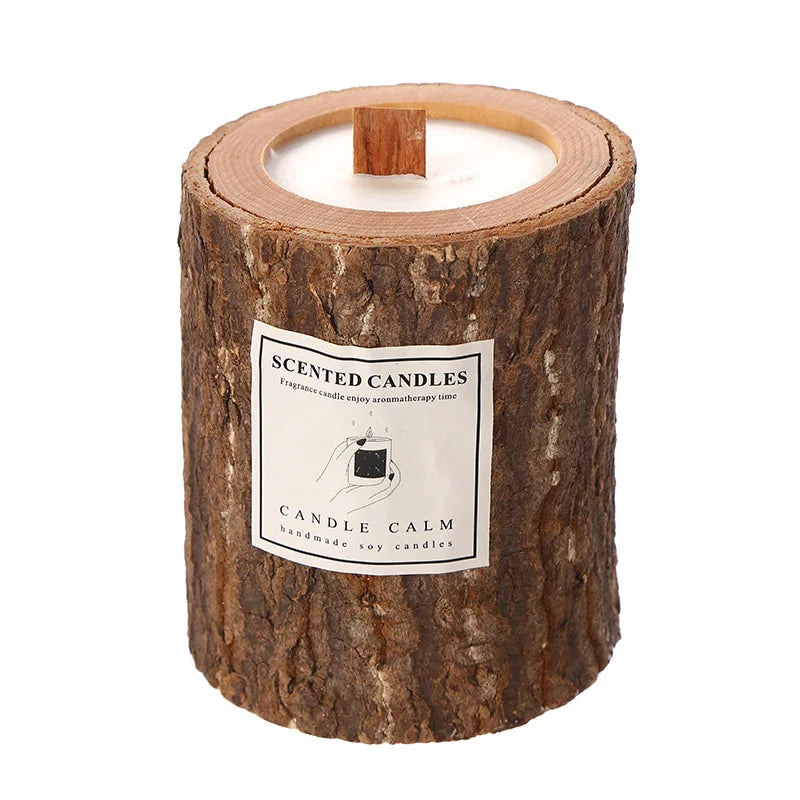 Creative Wooden Cup Scented Candle