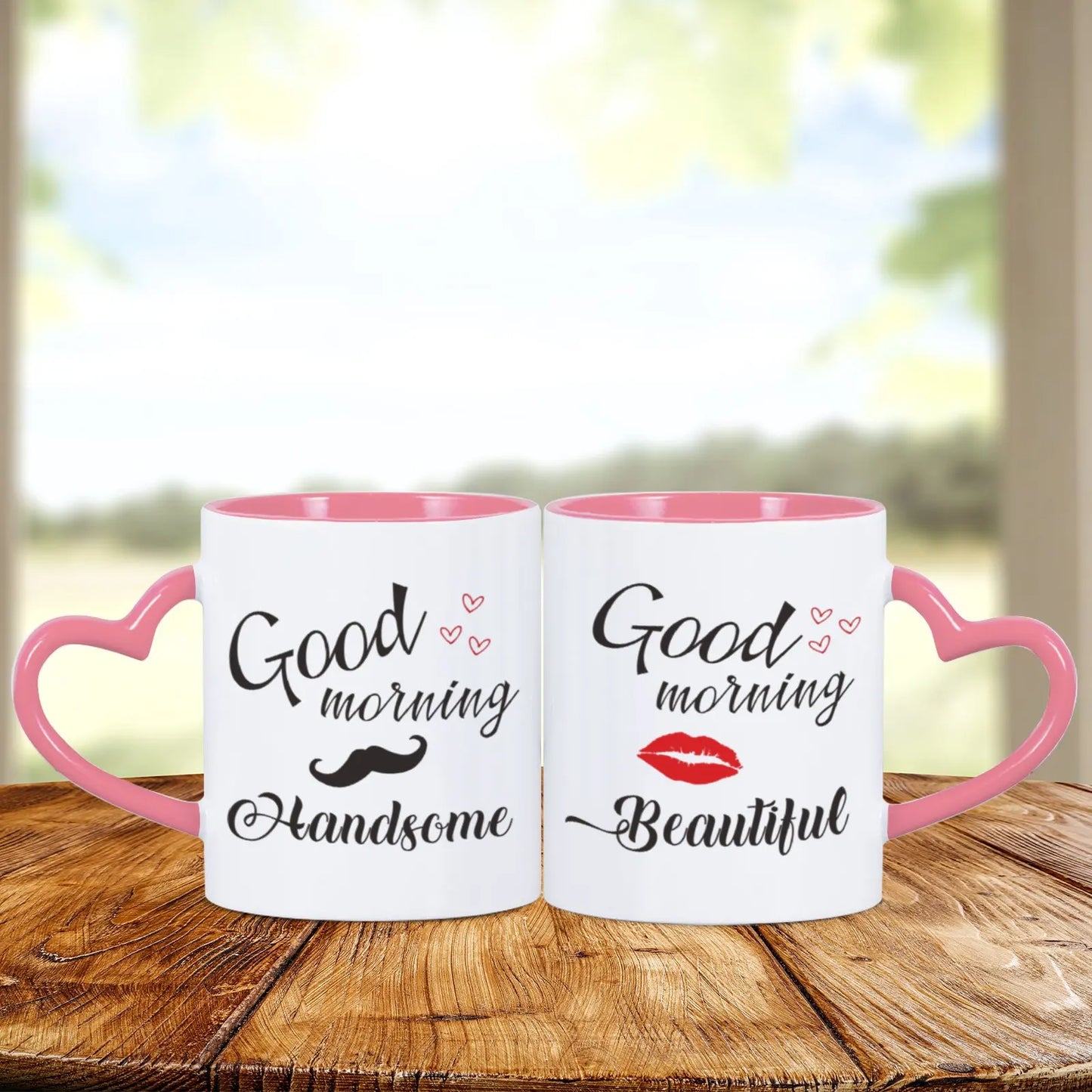 Good Morning Beautiful & Handsome Mug Set