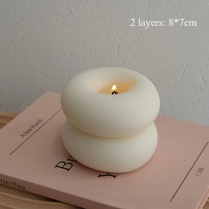 Donut-Shaped Aromatherapy Candle