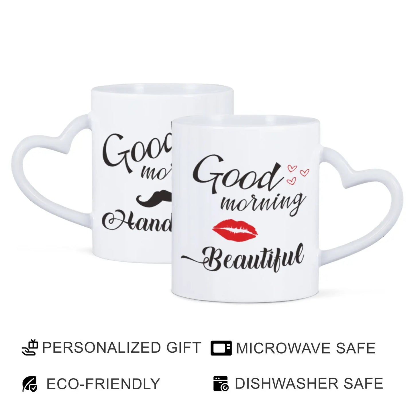 Good Morning Beautiful & Handsome Mug Set