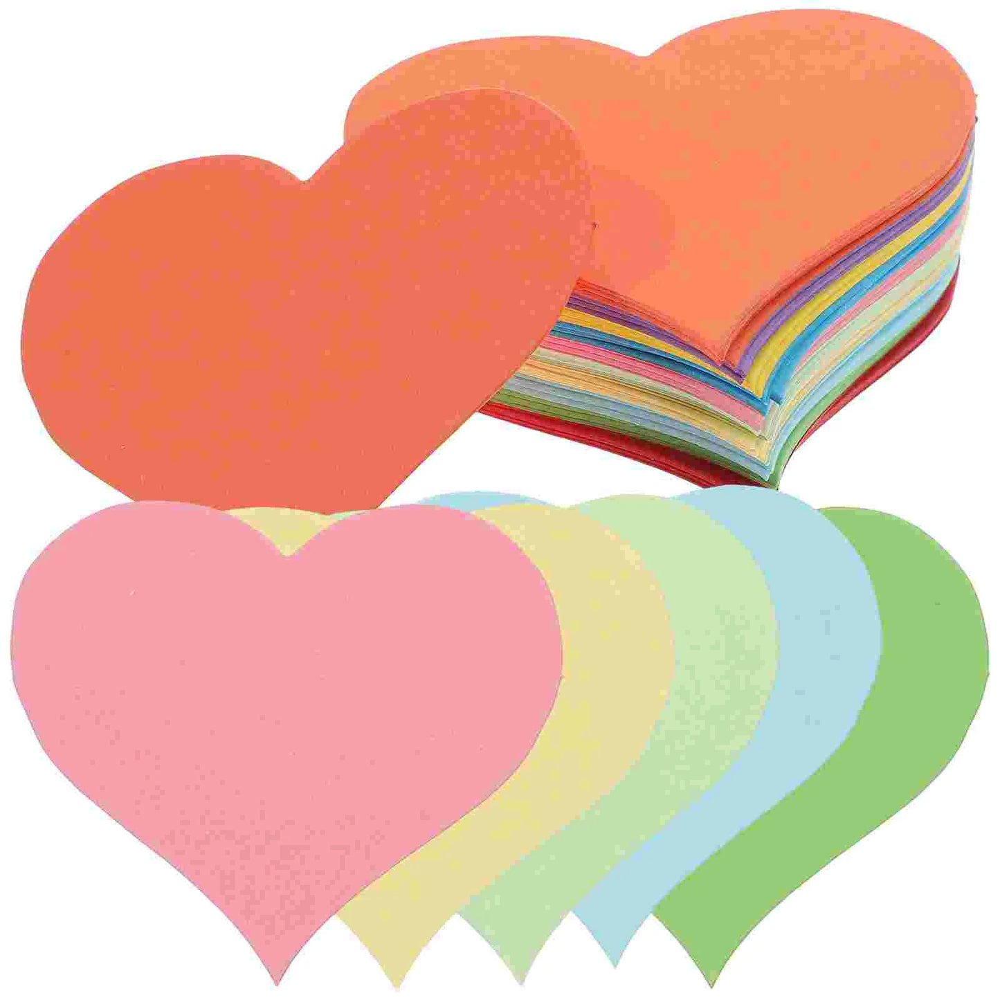 100PCS Heart Sticky Notes