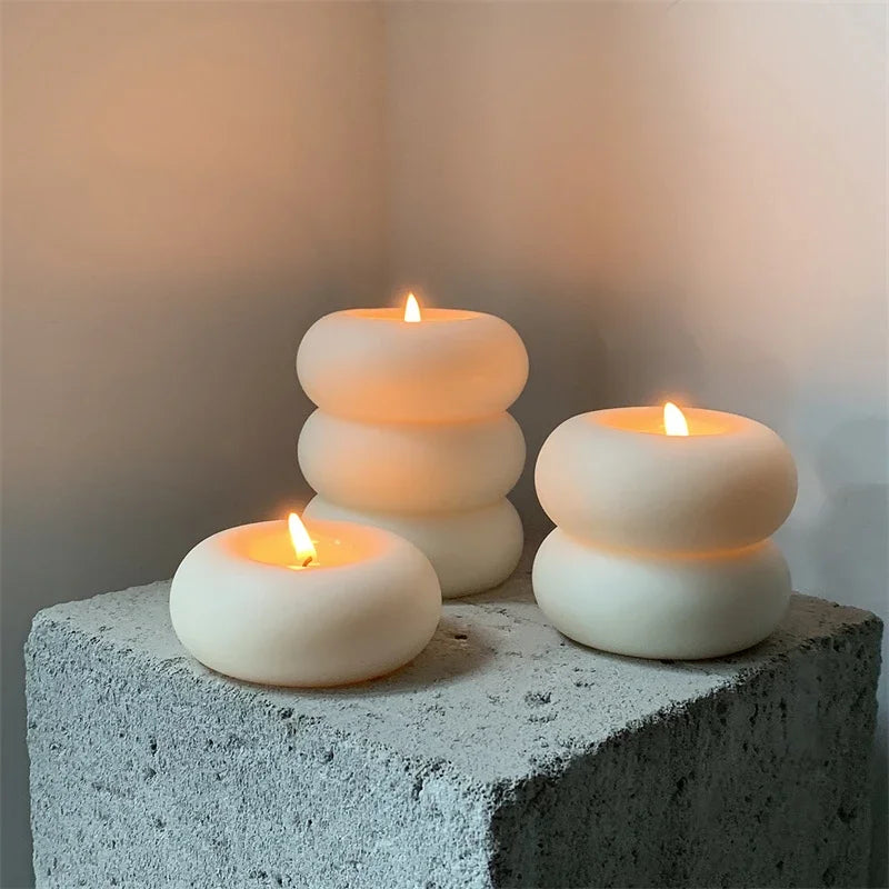 Donut-Shaped Aromatherapy Candle