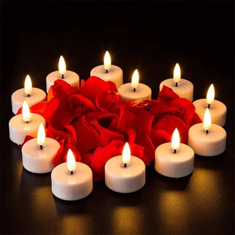 LED Flameless Flickering Tea Lights