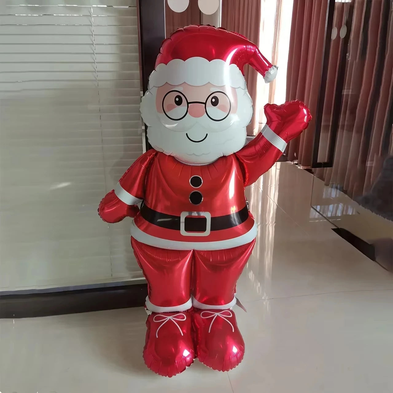 61" Santa Foil Balloon - Self-Sealing