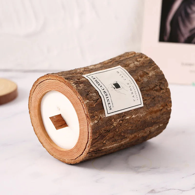 Creative Wooden Cup Scented Candle