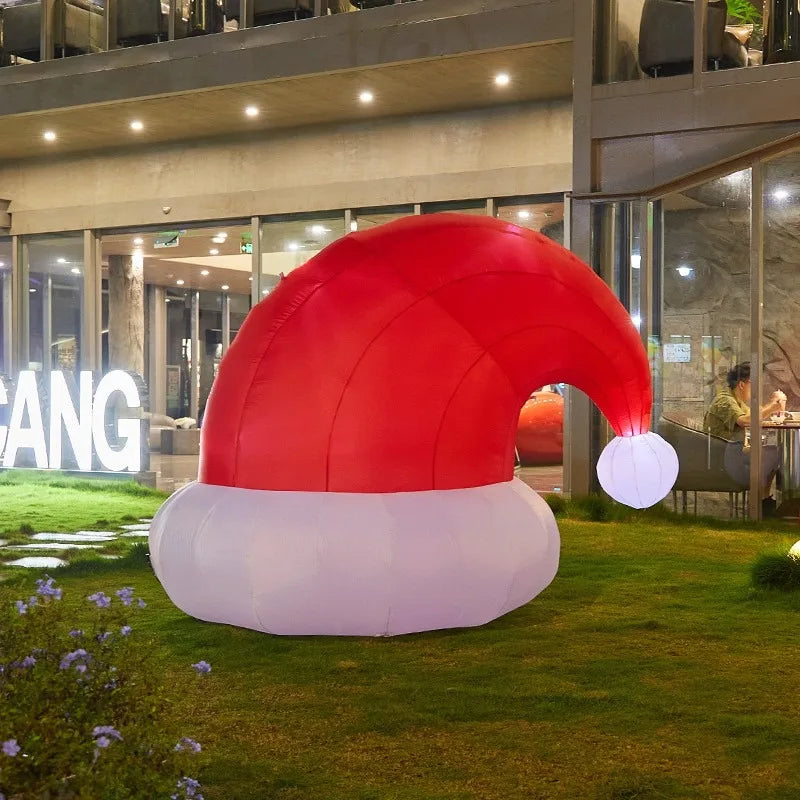 Inflatable Santa Claus Climbing Wall Decoration