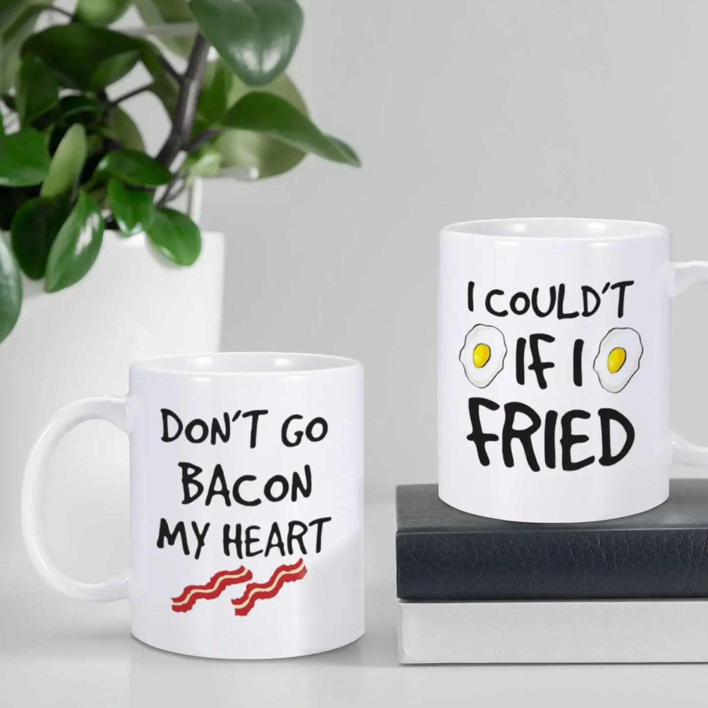 Don’t Go Bacon My Heart Couple Mug Set