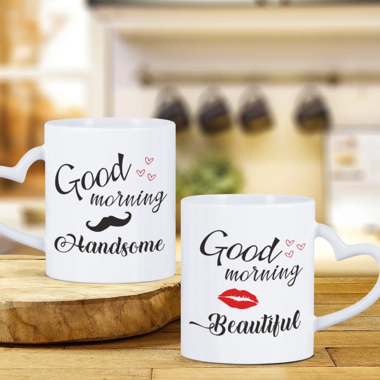 Good Morning Beautiful & Handsome Mug Set