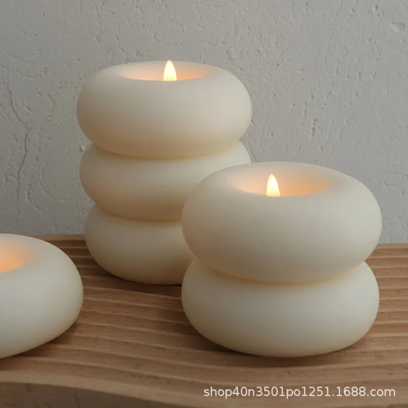 Donut-Shaped Aromatherapy Candle