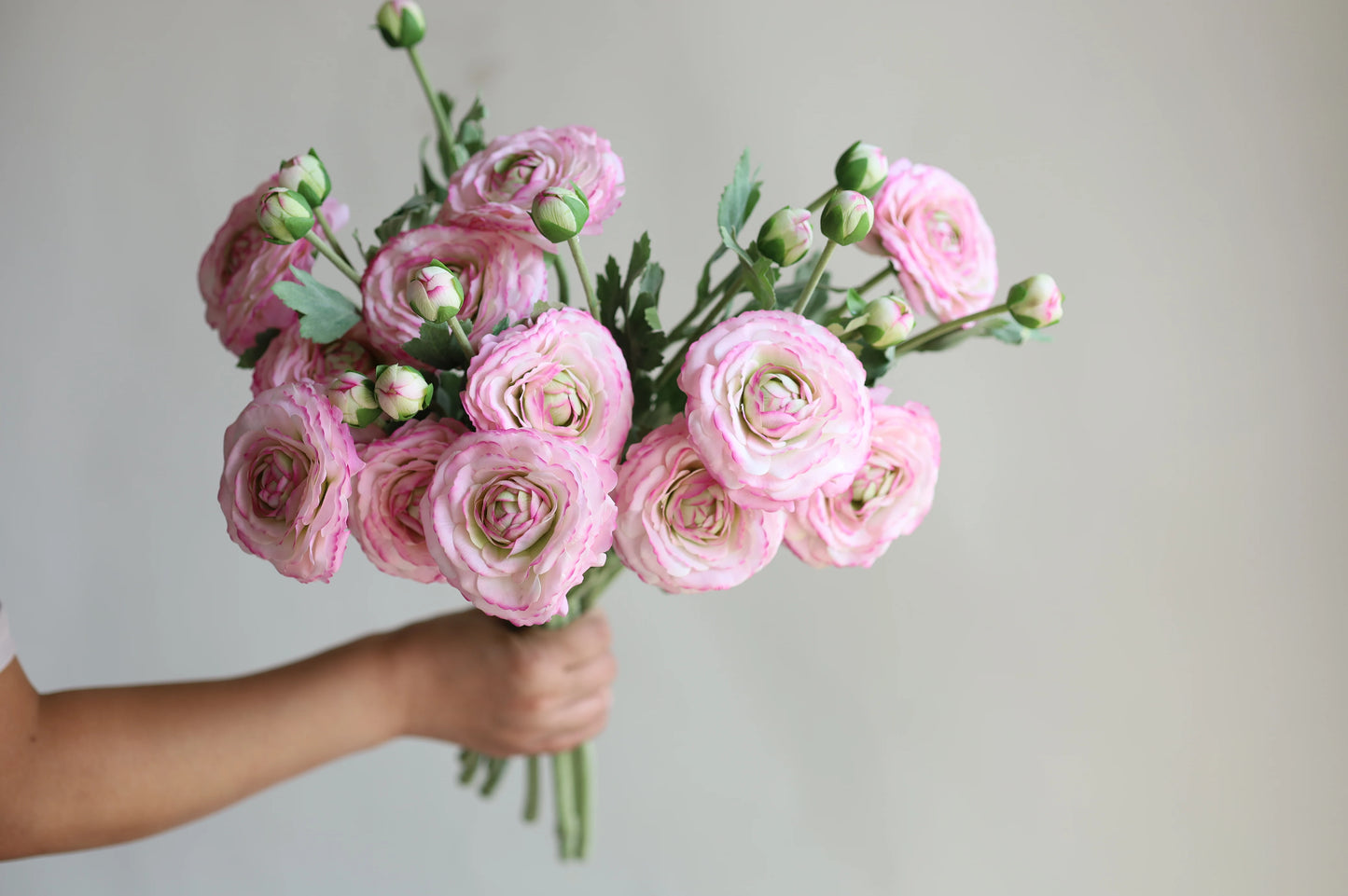 Real-Touch Pink Ranunculus