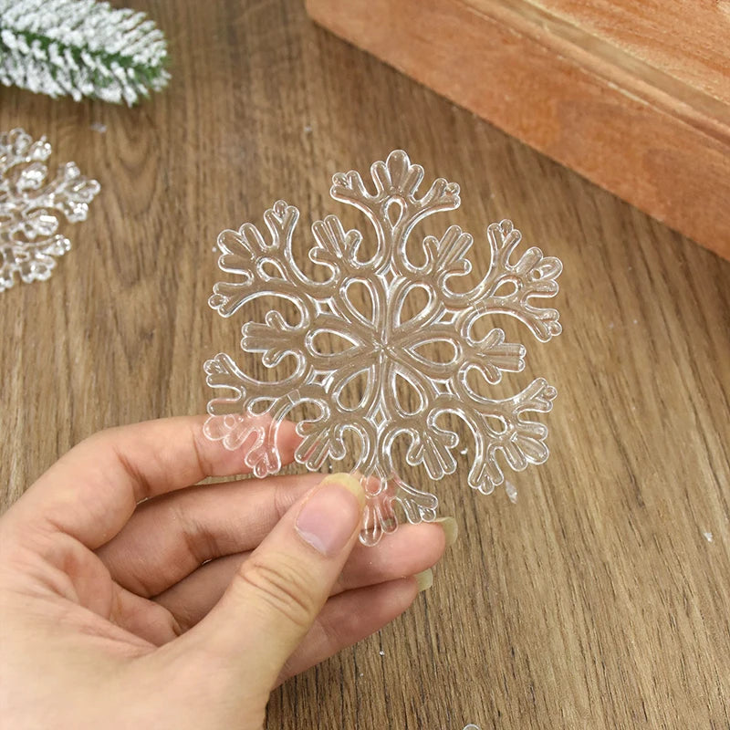 3PCS Acrylic Snowflake Ornaments