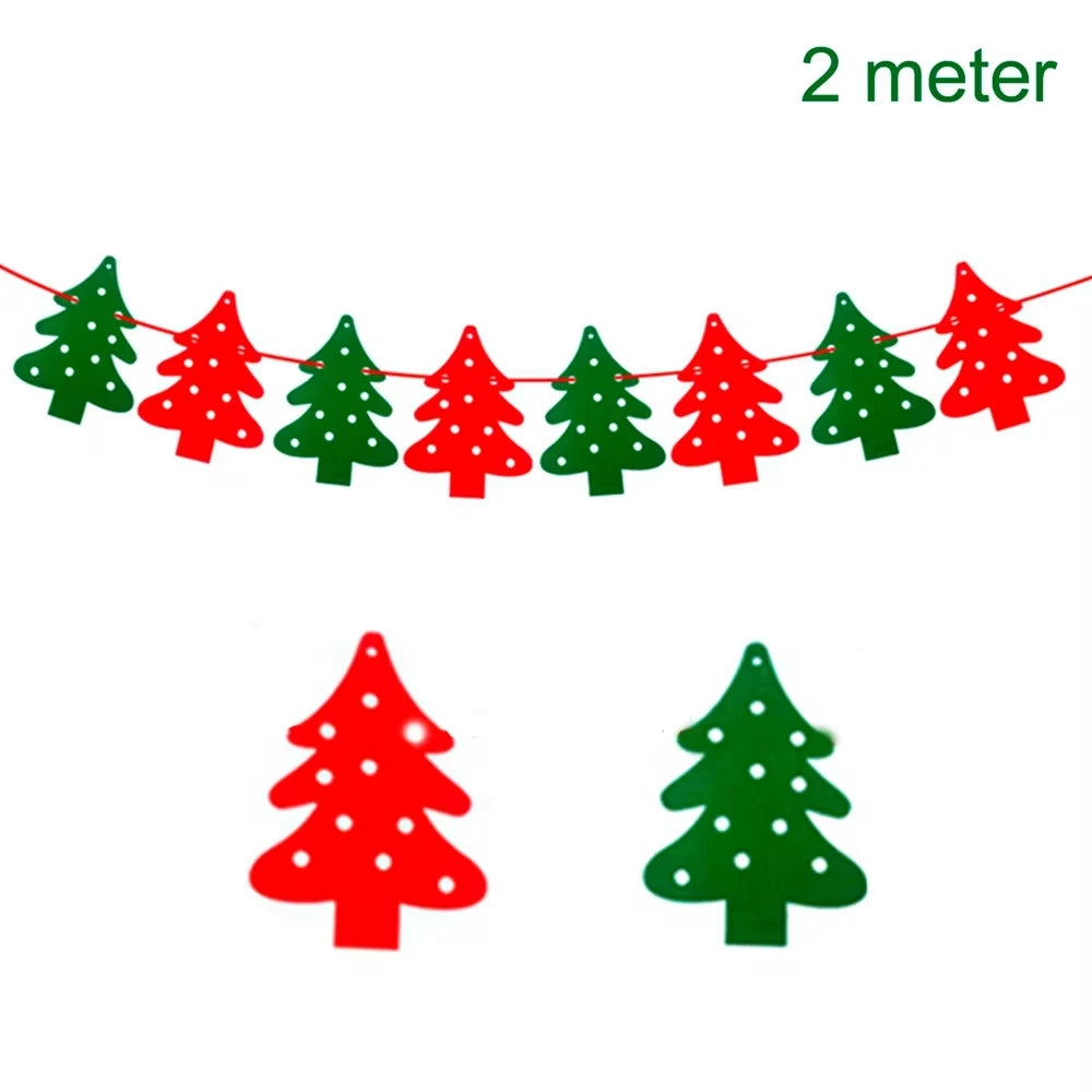 Merry Christmas Banner Garland