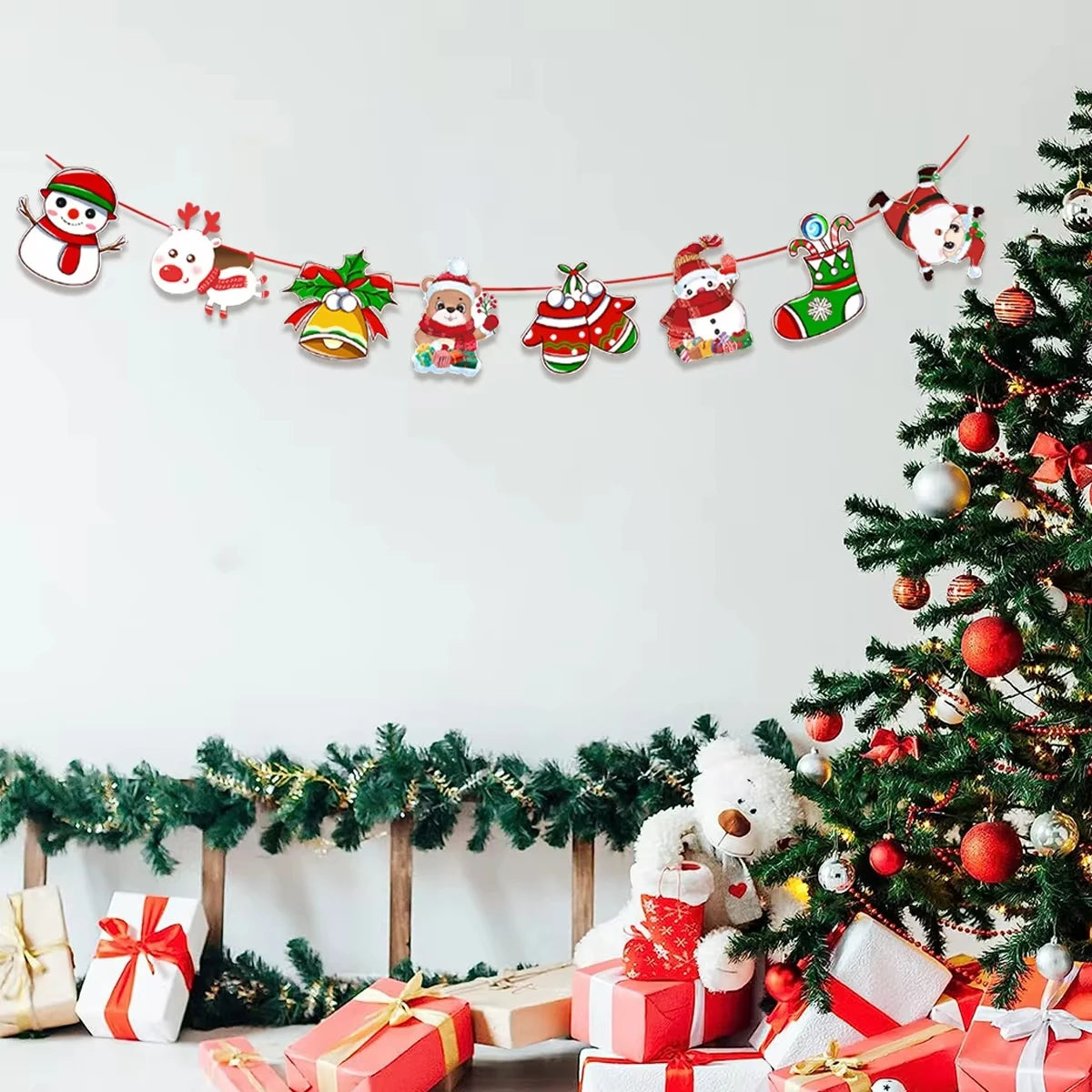 Merry Christmas Banner Garland