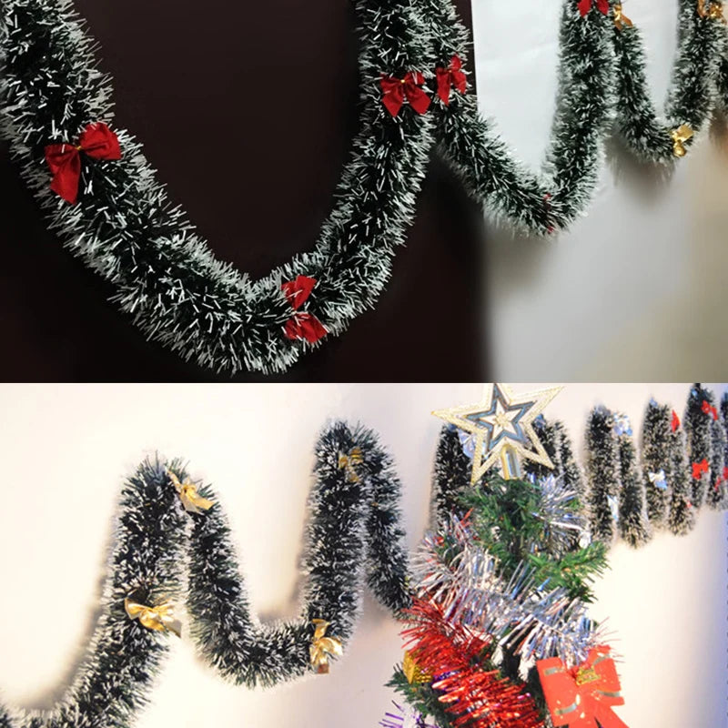 2M Christmas Garland with Bowknot