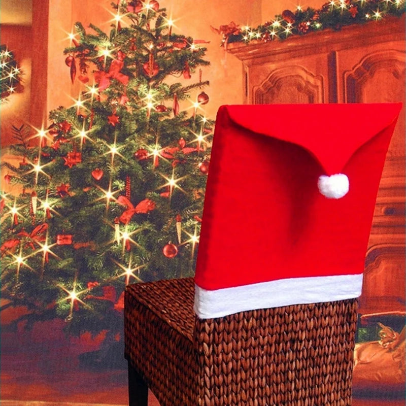 Christmas Chair Cover - Festive Chair Back Décor