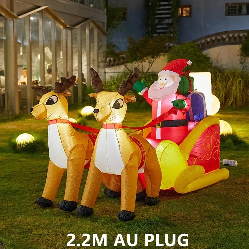 Inflatable Santa Claus Climbing Wall Decoration