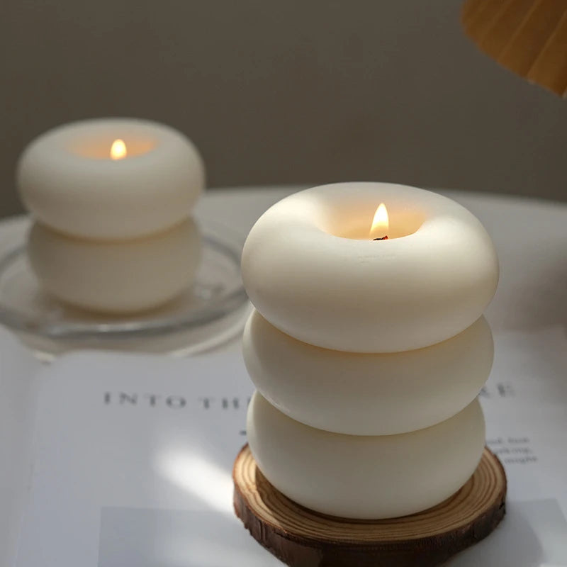 Donut-Shaped Aromatherapy Candle