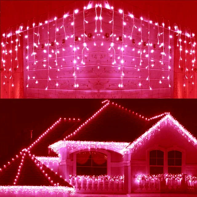 LED Christmas Garland Curtain Lights