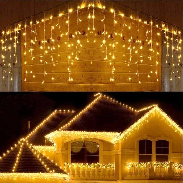 LED Christmas Garland Curtain Lights