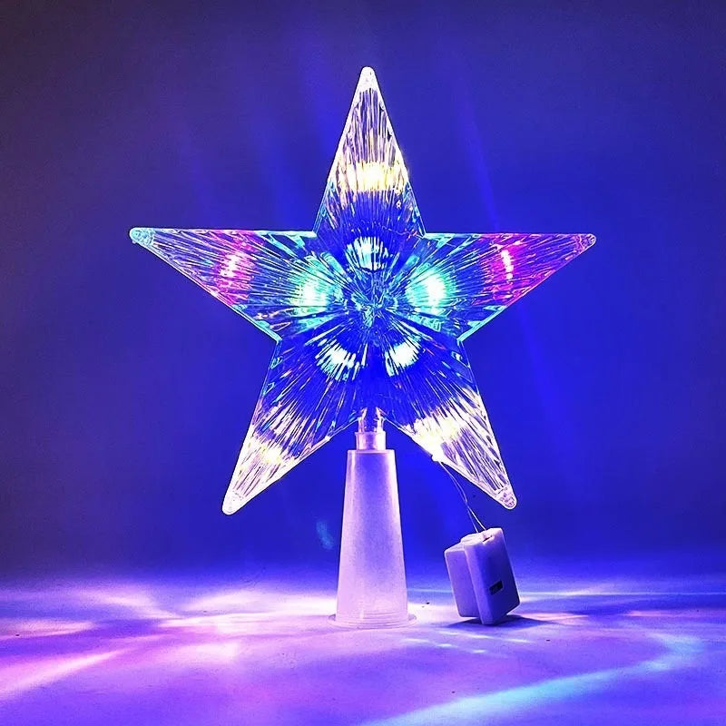 18cm LED Christmas Tree Topper Star