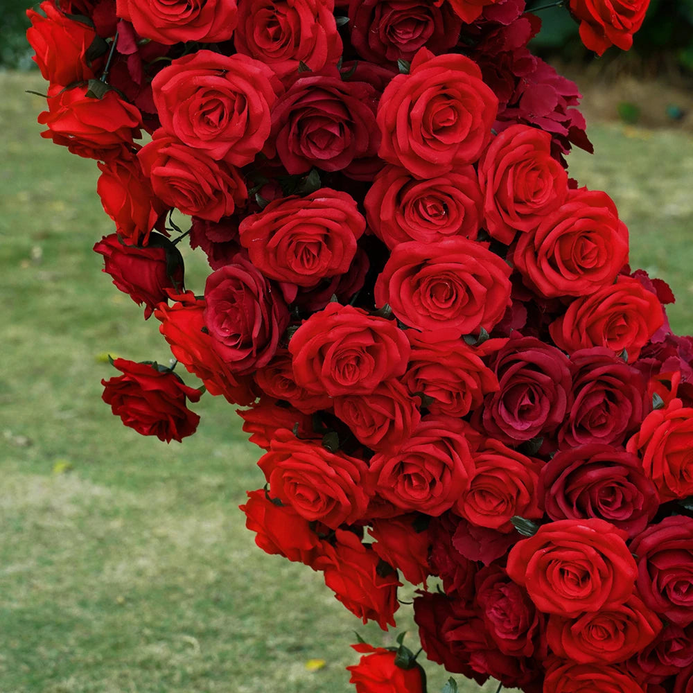 Luxury 5D Red Heart-Shaped Floral Arrangement