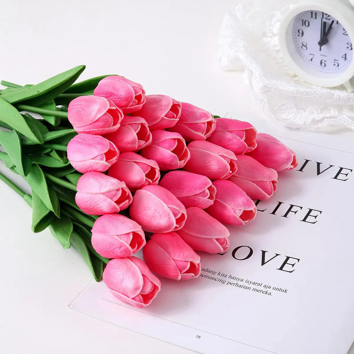 10PCS Real-Touch Tulip Artificial Flowers