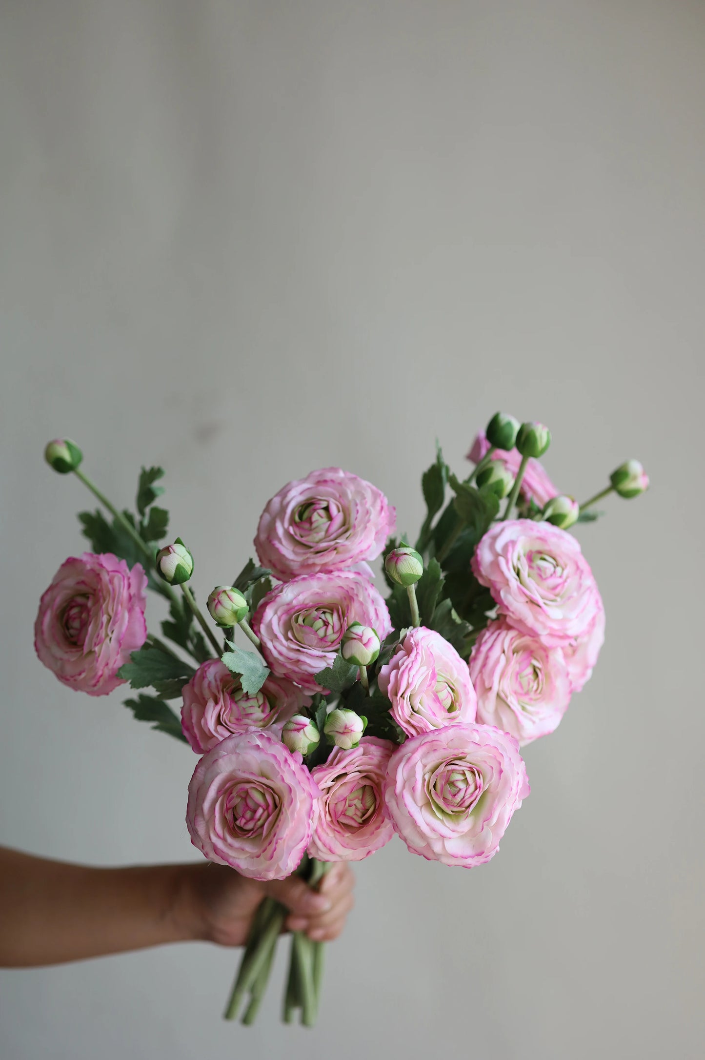 Real-Touch Pink Ranunculus