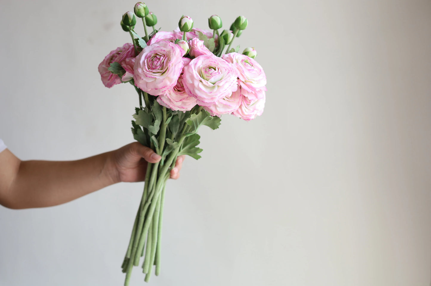 Real-Touch Pink Ranunculus