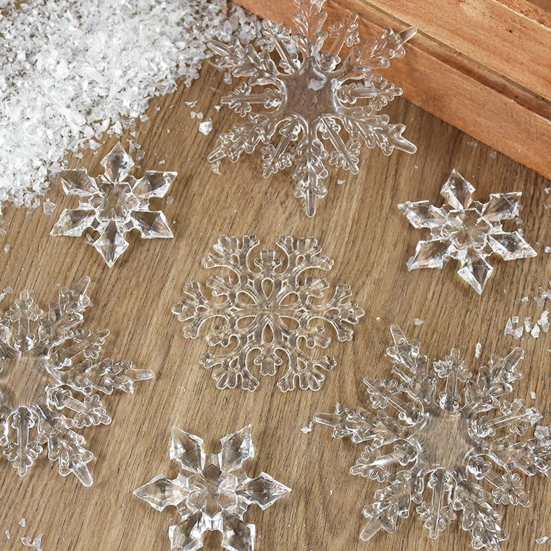 3PCS Acrylic Snowflake Ornaments