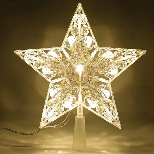 18cm LED Christmas Tree Topper Star