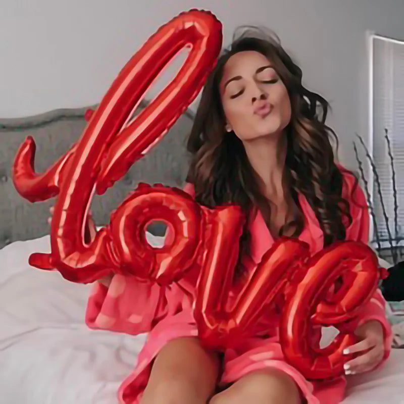 Valentine’s Day LOVE Balloon Set