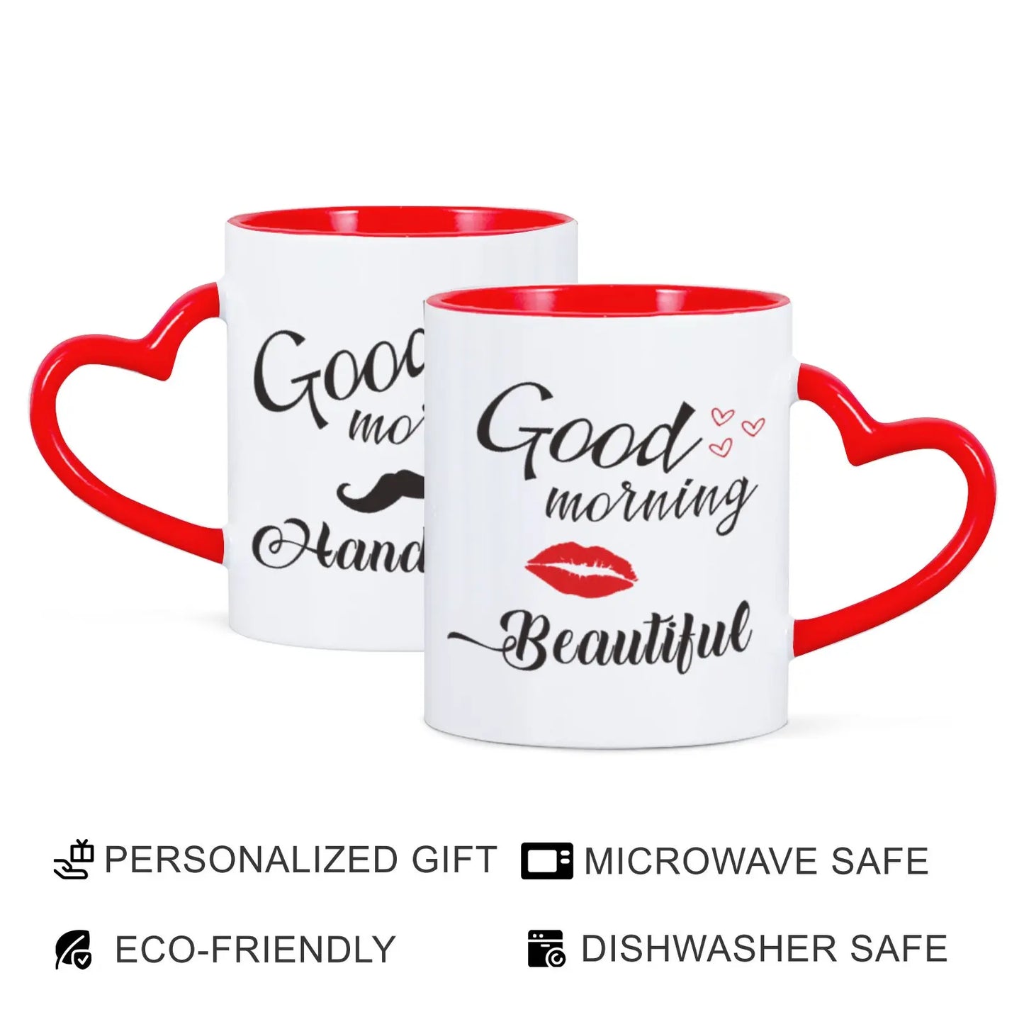 Good Morning Beautiful & Handsome Mug Set