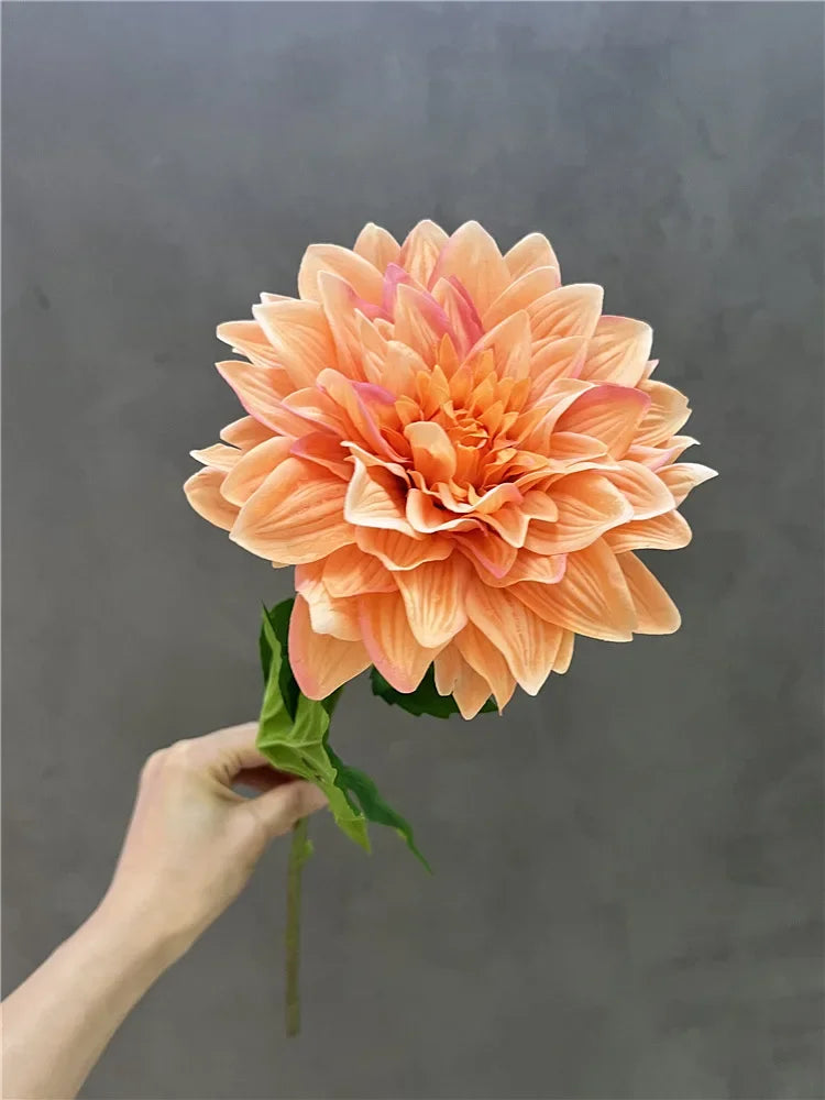 2PCS Real-Touch Artificial Dahlia Branches