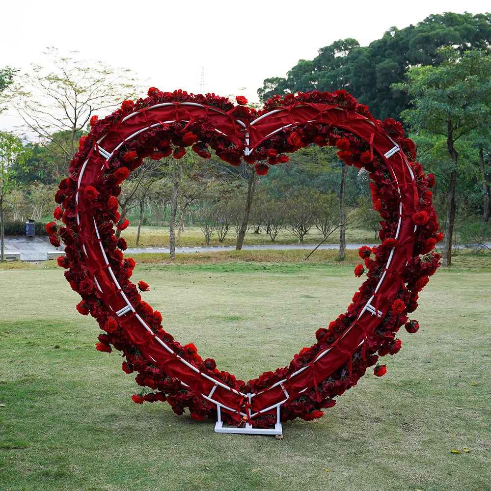 Luxury 5D Red Heart-Shaped Floral Arrangement