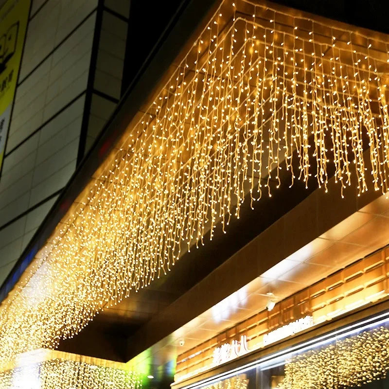 LED Christmas Garland Curtain Lights