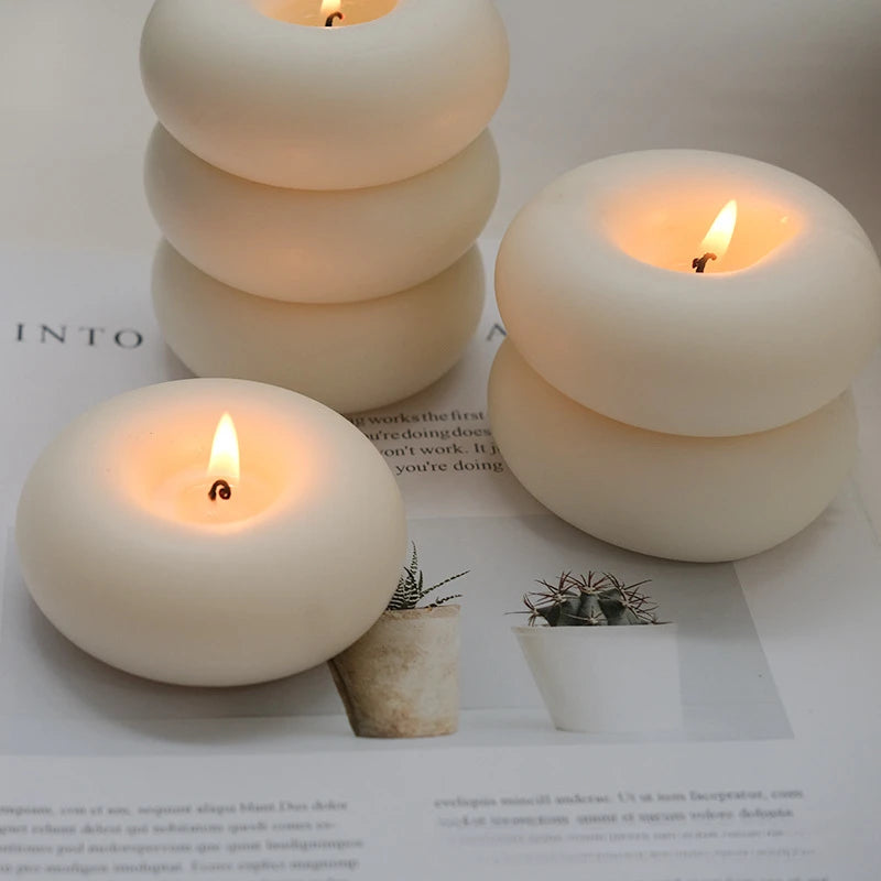 Donut-Shaped Aromatherapy Candle