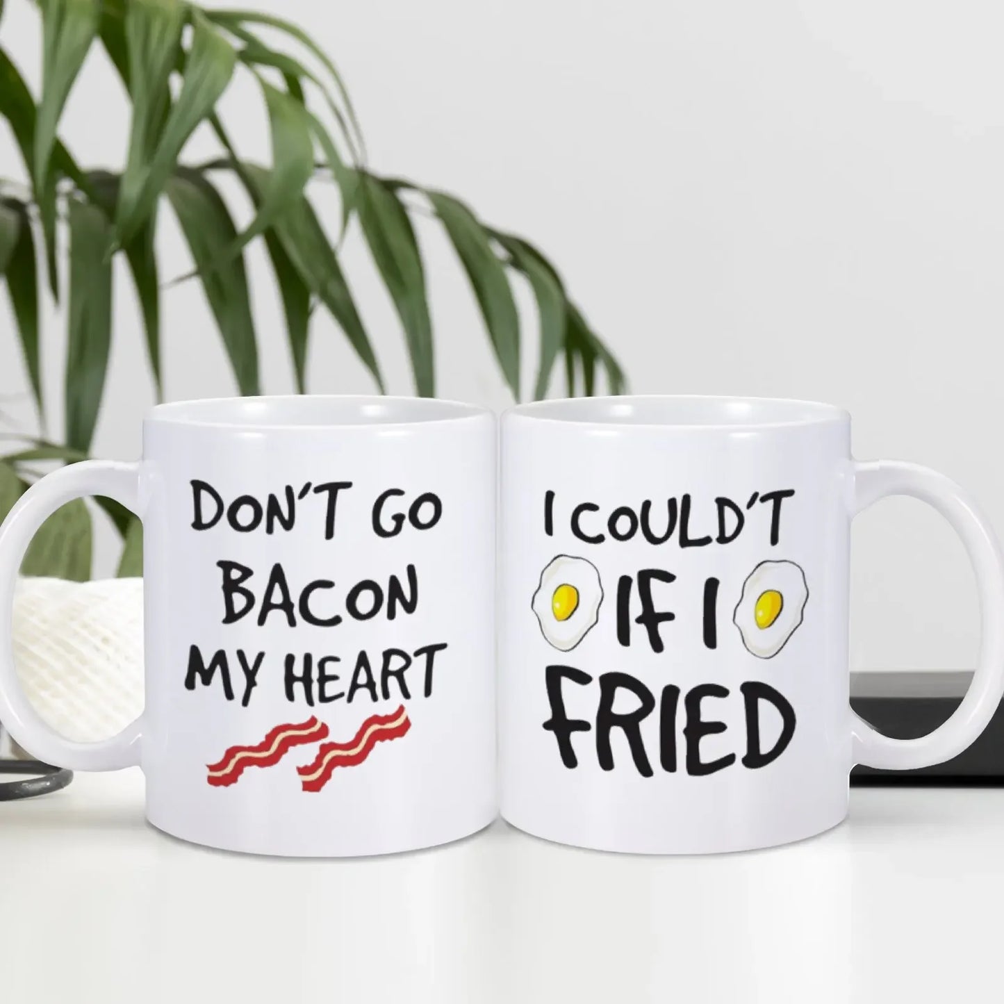 Don’t Go Bacon My Heart Couple Mug Set