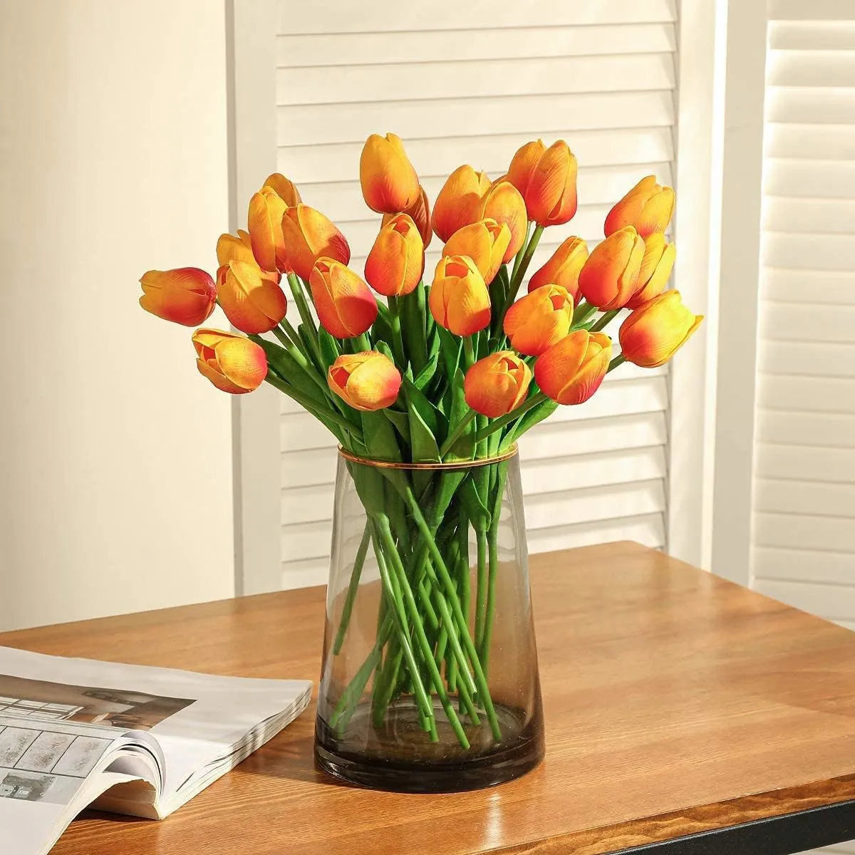 10PCS Real-Touch Tulip Artificial Flowers