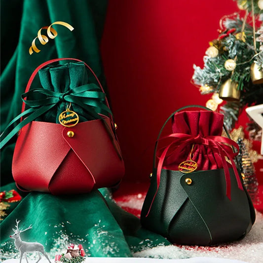 Portable Christmas Apple Gift Bag