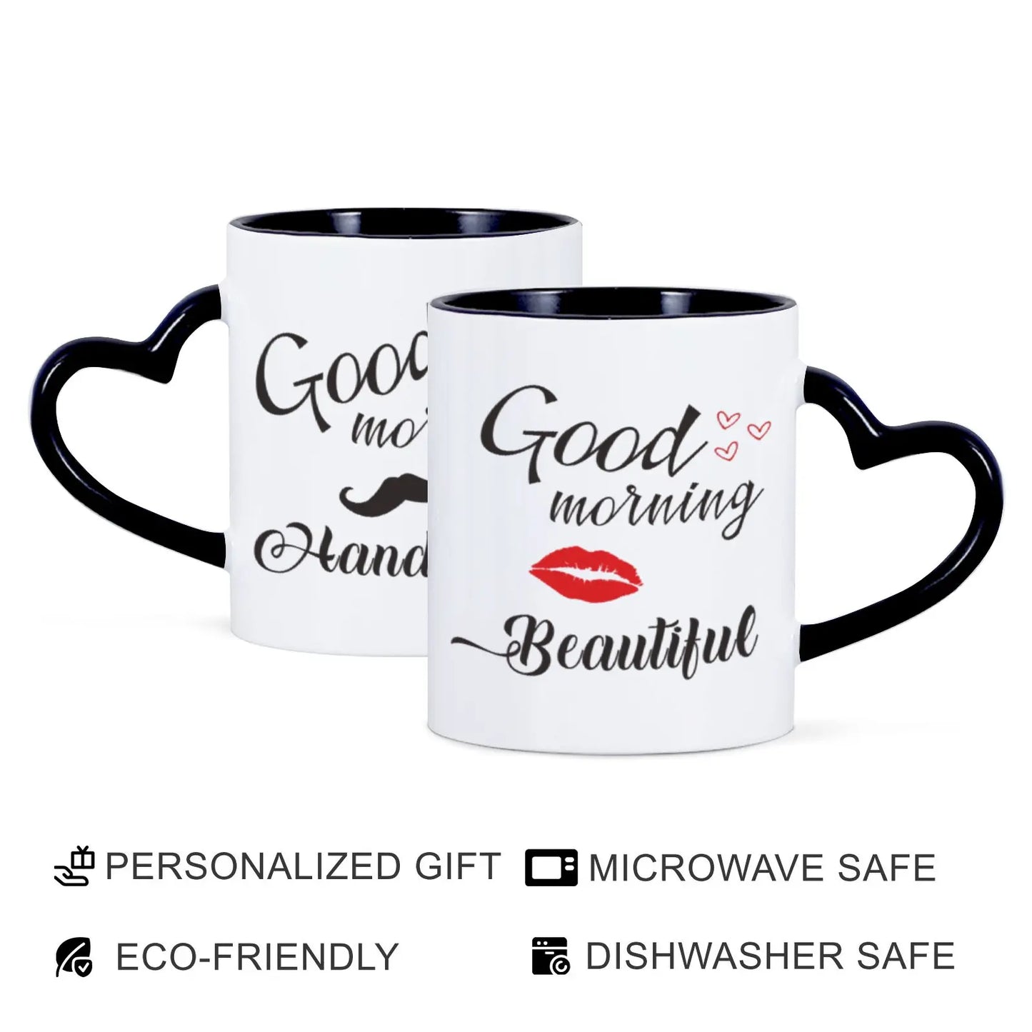 Good Morning Beautiful & Handsome Mug Set