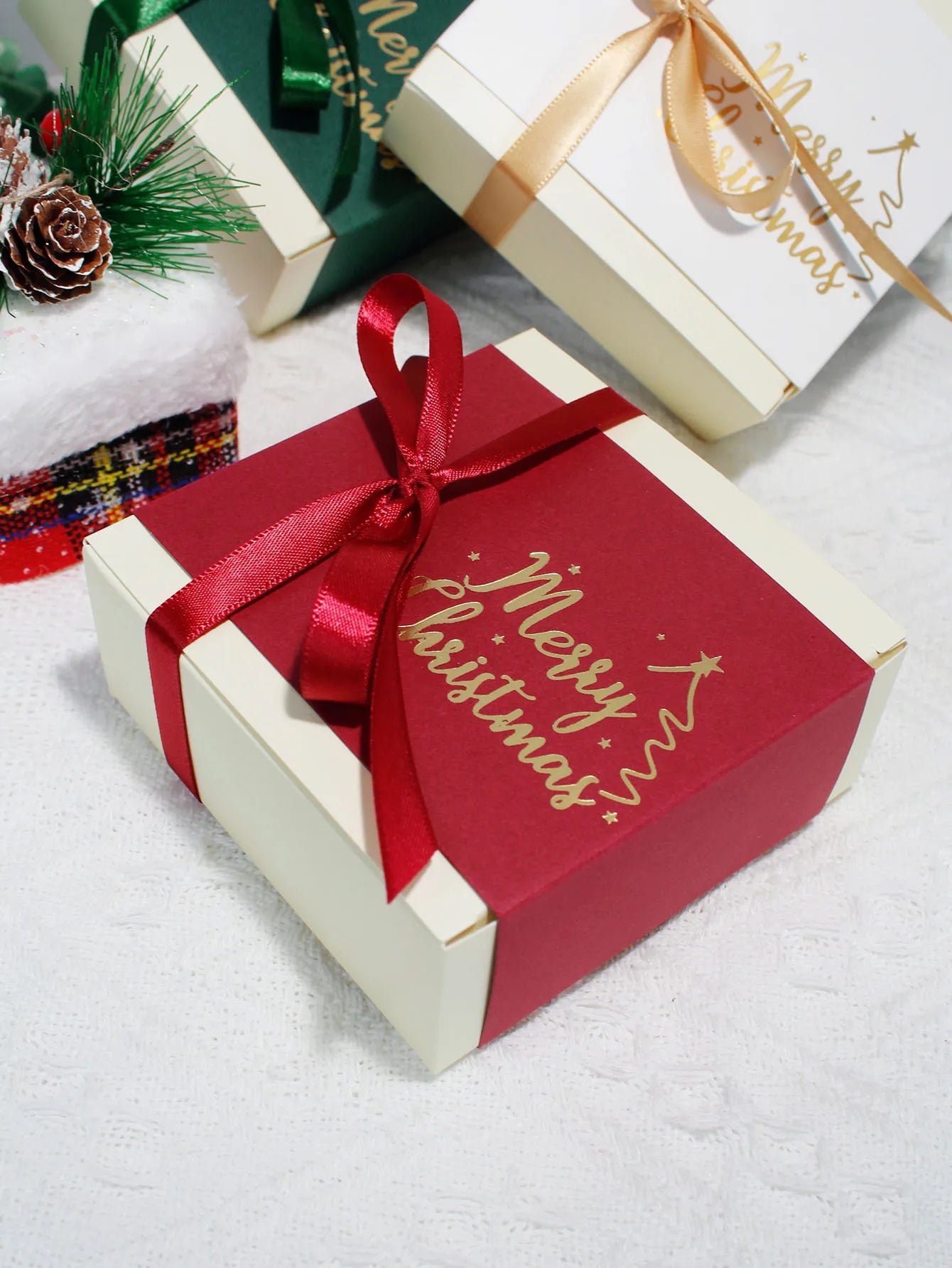 Elegant Christmas Candy & Cookie Box