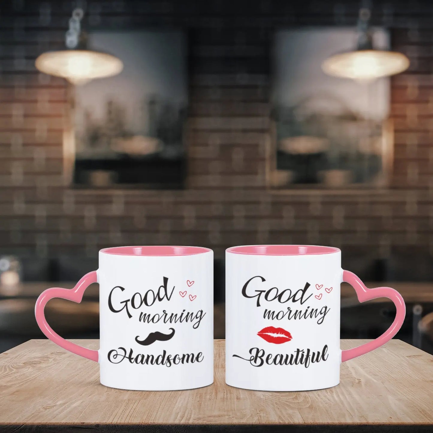 Good Morning Beautiful & Handsome Mug Set